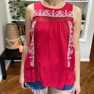 Lucky Brand Tank Top - Split Back